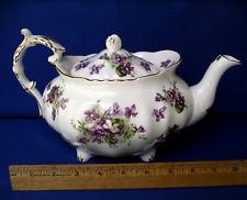 Vintage Hammersley Spode Victorian Violets tea pot stunning teapot RARE picture