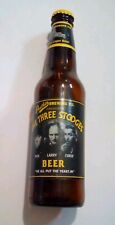 1998 THE THREE STOOGES EMPTY BEER BOTTLE w/CAP PANTHER BREWING CO picture