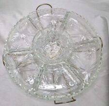 Anchor Hocking MCM American Prescut Star of David 9 Piece Lazy Susan 1960s picture
