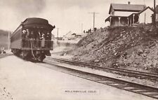 Train Tracks Rollinsville Colorado CO Trolley Houses c1910 Postcard picture