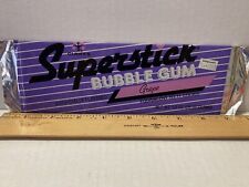 Vintage Clark 1980's Clark's SUPERSTICK GRAPE Bubble Gum 9.5