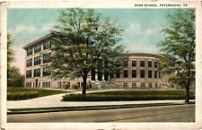 1925 Exterior High School Building Petersburg Virginia VA Vintage Postcard WB picture