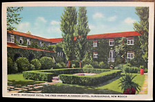 Vintage Postcard 1939 Fred Harvey Alvarado Hotel Albuquerque New Mexico picture