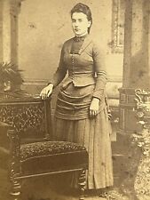 Reading Pennsylvania Cabinet Photo Annie Kay Kaucher Pretty Young Woman 1880's picture