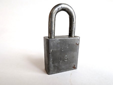 Vintage US Military American USA Series 200 Hardened Padlock w/ Key Stamped QHF picture
