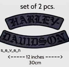 Harley Davidson GOTHIC ROCKES PATCHES SET (SET OF 2 PCS) PATCH picture