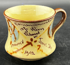 KING EDWARD VII CORONATION 1902 POTTERY TEACUP picture