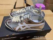 Classic Unisex Onitsuka Tiger Mexico 66 Sneaker - Silver/Off White - THL7C2-9399 picture