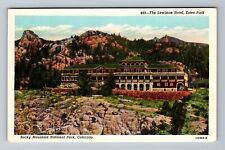 Estes Park CO-Colorado, Lewiston Hotel, Rocky Mountain Park, Vintage Postcard picture