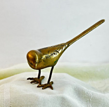 Vintage Solid Brass Bird 4.5