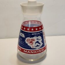Apollo 11-12-13 NASA Glass Juice Carafe Libbey Glass Vintage MCM Mid Century 9