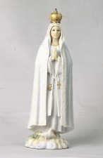 US 10.63 Inch Our Lady of Fatima Decorative Statue Figurine, White picture
