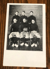 Boys Basketball Rppc High School Team Coaches Real Photo c. 1900s picture