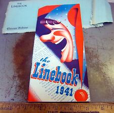 The Linebook, 1941 edited by Charles Collins, Chicago Tribune Column, fun book picture