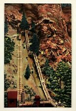 1948 Colorado Springs CO Incline Railway 7 Falls Eagles Nest Point Postcard Vtg picture