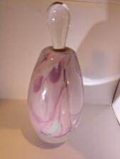 Vintage Art Glass Perfume Bottle Signed picture