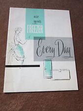 Vintage 1950s Dow Chemical Saran Wrap Use Your Freezer Every Day 1959 Booklet picture