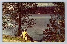 WA-Washington, Hood Canal, Antique, Vintage Souvenir Postcard picture