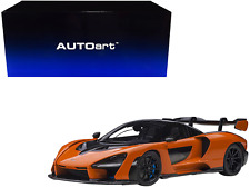 Mclaren Senna Trophy Mira Orange and Black with Carbon Accents 1/18 Model Car picture