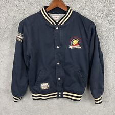 Vtg Disney Store Winnie The Pooh Bear Of Distinction Bomber Jacket Adult S Blue picture