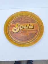 vintage 1979 colonel goodfellows famous soda metal 12” tray picture