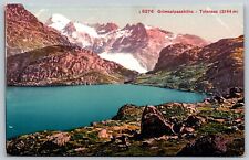 Grimselpasshohe Totensee Switzerland Postcard DB picture