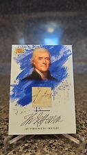 Thomas Jefferson Authentic Handwritten Relic Card NM 2023 Pieces Of The Past picture
