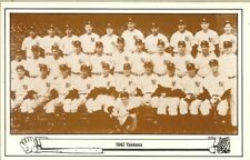 Bronx Postcard  - Baseball 1942 NY Yankees Team + Bonus 2000 picture