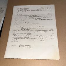1830s Blank, Unused Court Recovery Order to Sheriff - State of Connecticut picture