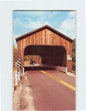 Postcard Country Covered Bridge Hancock-Greenfield New Hampshire USA picture