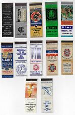 Lot of 12  Empty Less Than Perfect Matchbook Focus Clubs VFW RMS Elk Moose IBEWC picture