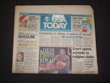 1990 JUNE 5 USA TODAY NEWSPAPER - COURT OPENS SCHOOLS TO RELIGION CLUBS- NP 7773 picture