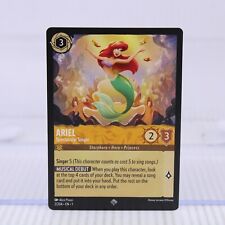 B2 Lorcana TCG Card First Chapter Ariel Spectacular Singer Super Rare 002/204 picture