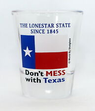 TEXAS FLAG DON'T MESS WITH TEXAS SHOT GLASS SHOTGLASS picture