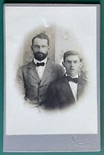 Antique Victorian Cabinet Card Photo Handsome Men 1905 Pueblo, CO Identified picture