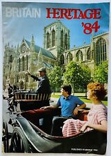 Vintage British Heritage Tourist Guide 1984 BTA with advertising picture