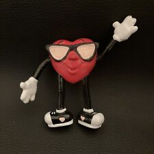 Vintage Applause Heart Red Heart Sunglasses Figure 1988 Flexible picture