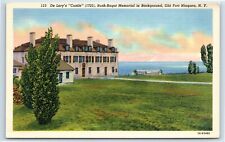 Postcard - De Lery's Castle Rush-Bagot Memorial at Old Fort Niagara New York NY picture