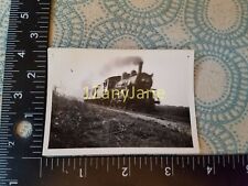 A704 VINTAGE TRAIN ENGINE PHOTO Railroad ENGINE 3007 RUNNING IN THE COUNTRY, '35 picture