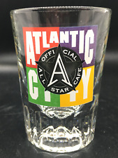 Official All Star Cafe Atlantic City Shot Glass Heavy Weighted Bottom Souvenir picture