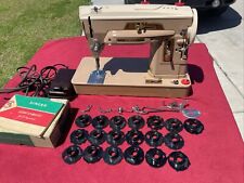 Singer Model 403A  Sewing Machine 1959 Serial # NB641969 with Attachments picture