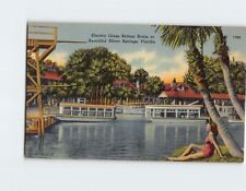Postcard Electric Glass Bottom Boats at Beautiful Silver Springs Florida USA picture