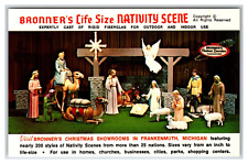 Frankenmuth MI-Michigan Bronner's Life Size Nativity Scene Advertising Bronners picture