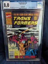 1991 Marvel Transformers 80 CGC 8.0 Newsstand Variant RARE Final Issue picture
