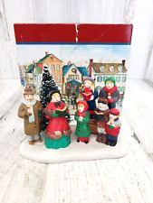 Lemax Village Collection Christmas Carollers 1995 Porcelain original Box picture