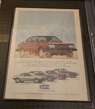 1976 Lancia Engineering Performance Luxury Comfort  Print Ad Framed 8.5x11  picture