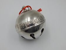 Wallace 1983 Silver-Plated Sleigh Bell Ornament picture