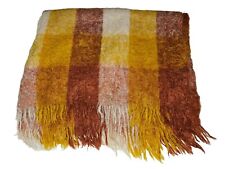 Vintage Glen Cree 100% Mohair Blanket Made in Scotland, 48”x 72