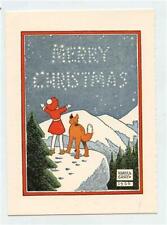 Little Orphan Annie & Sandy Merry Christmas & Happy 1967 Harold Gray  picture