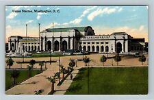 Washington DC-Washington DC, Union Station Exterior View, Vintage Postcard picture